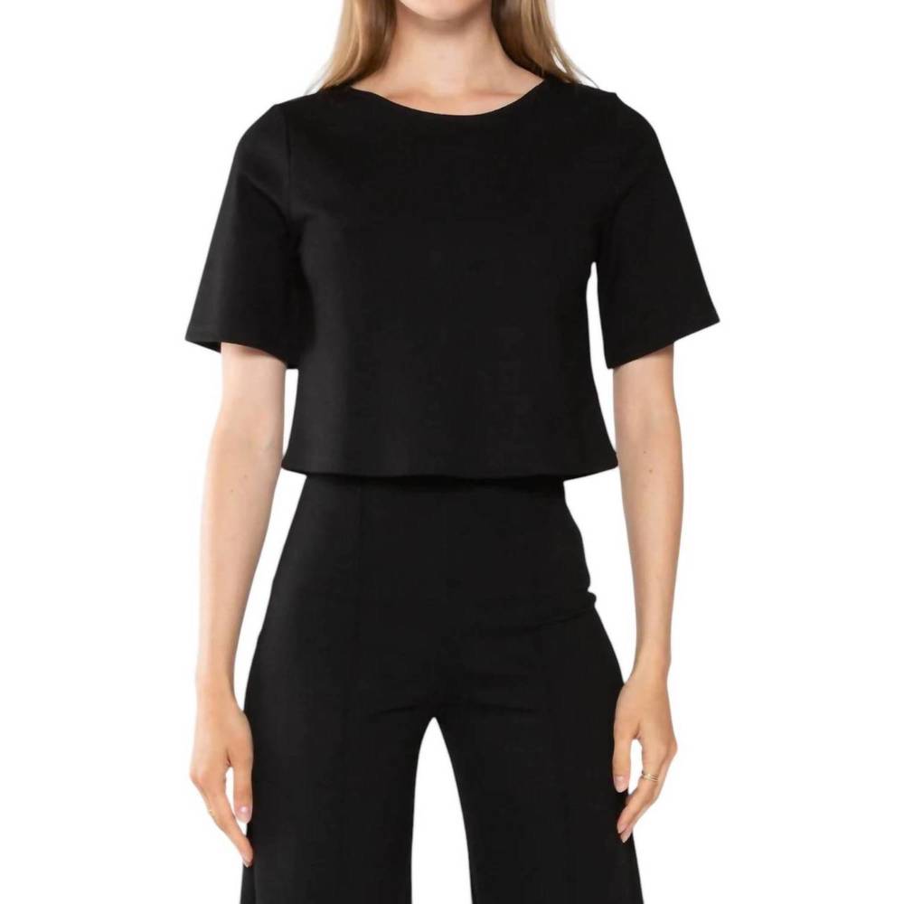 NEW RIPLEY RADER short sleeve top in black